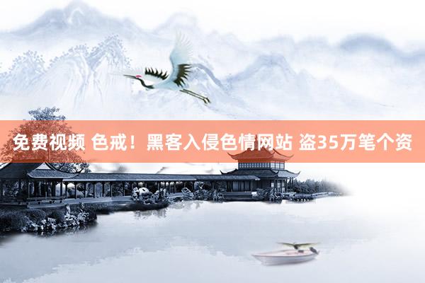 免费视频 色戒！黑客入侵色情网站 盗35万笔个资