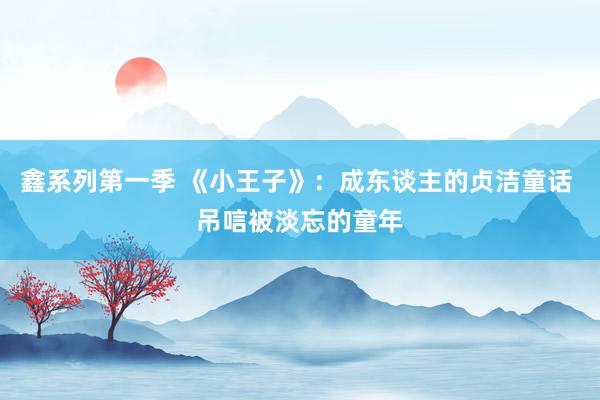 鑫系列第一季 《小王子》：成东谈主的贞洁童话 吊唁被淡忘的童年