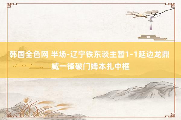 韩国全色网 半场-辽宁铁东谈主暂1-1延边龙鼎 臧一锋破门姆本扎中框